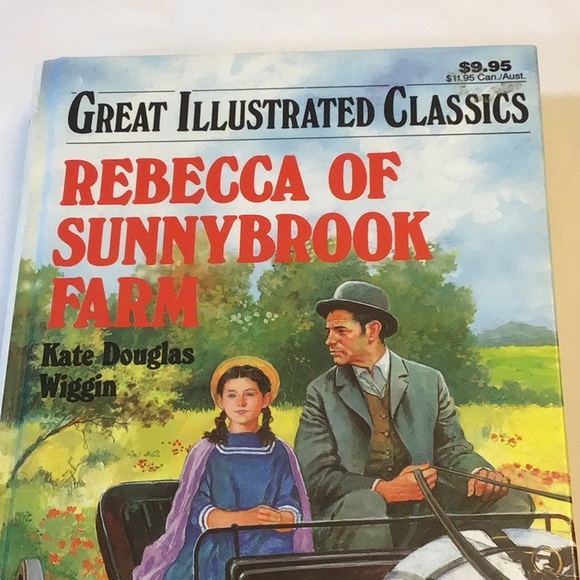 COPY - 🎉2/15.00🎉Great Illustrated Classics,rare,Rebecca of Sunnybrook Farm,Hard… - Picture 4 of 11